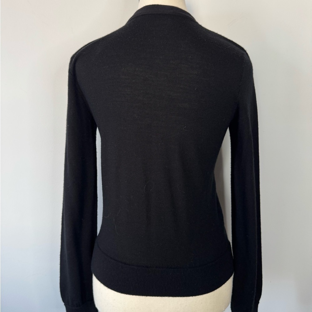 Hugo Boss Black Cardigan with Decorative Front Detailing | Size M - Picture 11 of 16